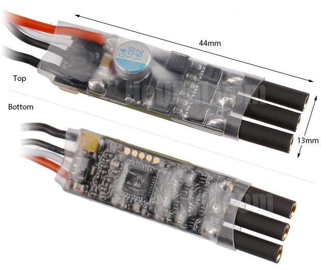 �˾���ũ 30901008 [Hobbywing] �Ϻ��� XRotor 10A �̴� �귯������ ���ӱ� ESC (COB ������) 2