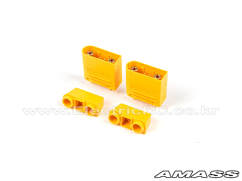�˾���ũ AM-AS120-M [AMASS] AS120 Anti-Spark Connector(PDB/Recharger Side/2Set) 1