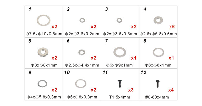 �˾���ũ HB40Z003XXW [ALIGN] TB40 Screw Parts 1
