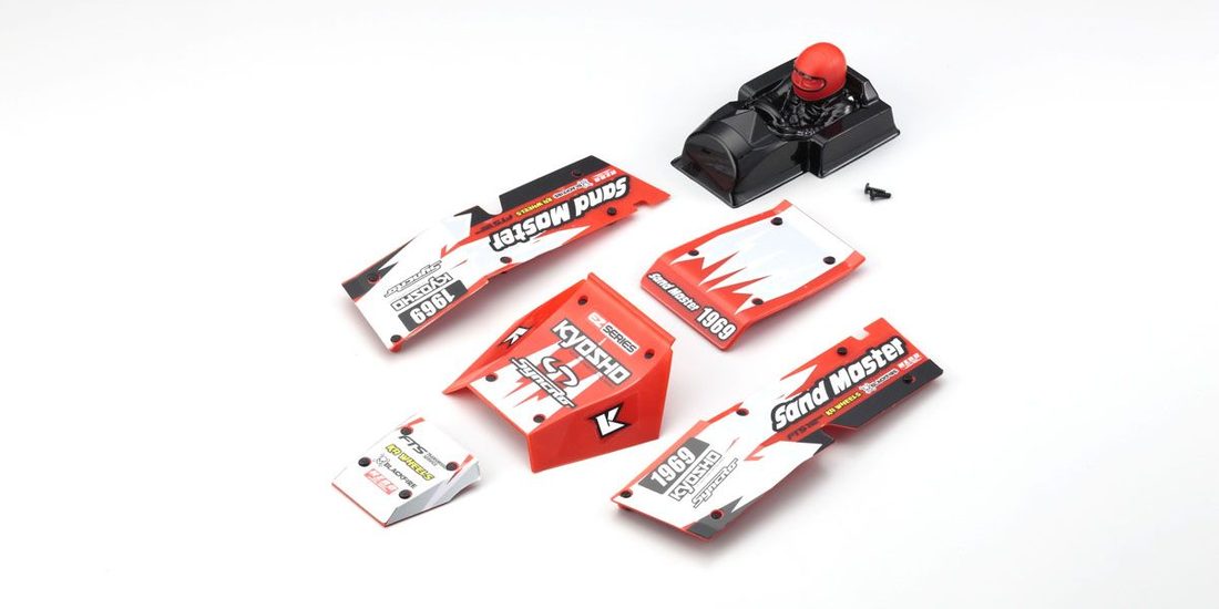 �˾���ũ KYEZ005R [KYOSHO] Body Parts Set (Red/SAND MASTER) 1