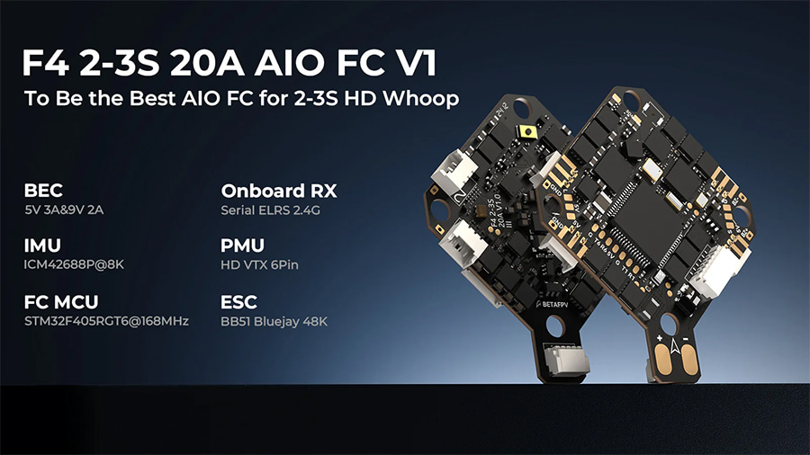 ¾Ë¾¾¹ðÅ© BETAFPV Pavo Pico II ¹ÝÁ¶¸³¹öÀü (ELRS, DJI O4)