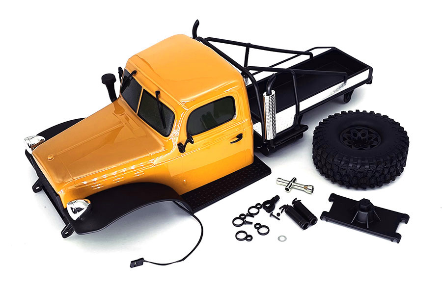 �˾���ũ AT-Bodyset-Y [ROC HOBBY] 1:10 Atlas 4x4 �ٵ� ��Ʈ Yellow (������ ���̴� ���) 1