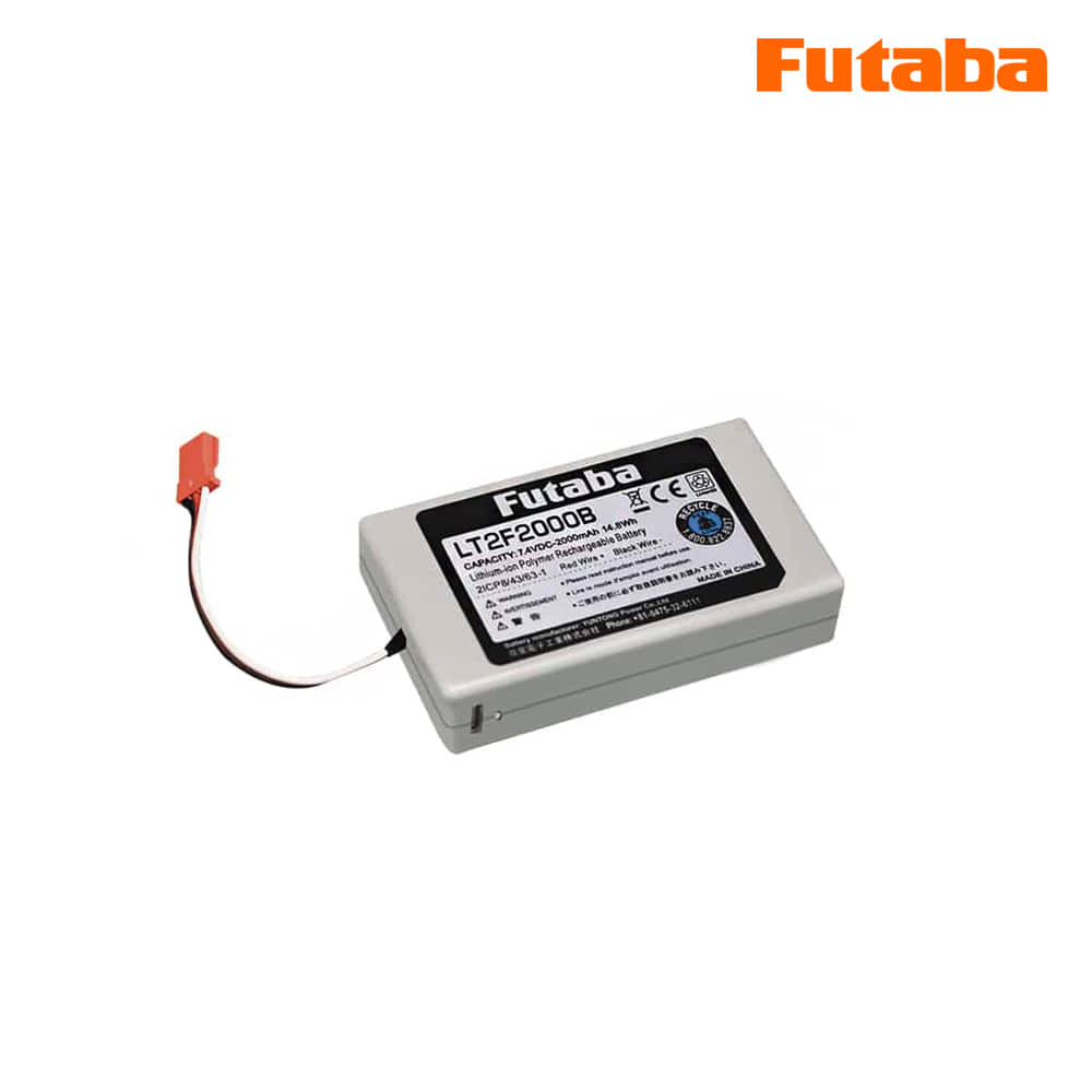 [�˾���ũ] LT2F2000B [Futaba] ��Ÿ�� T16iZ, T16iZS ������� 7.4V 2000mah ��Ƭ������ ���͸� 1