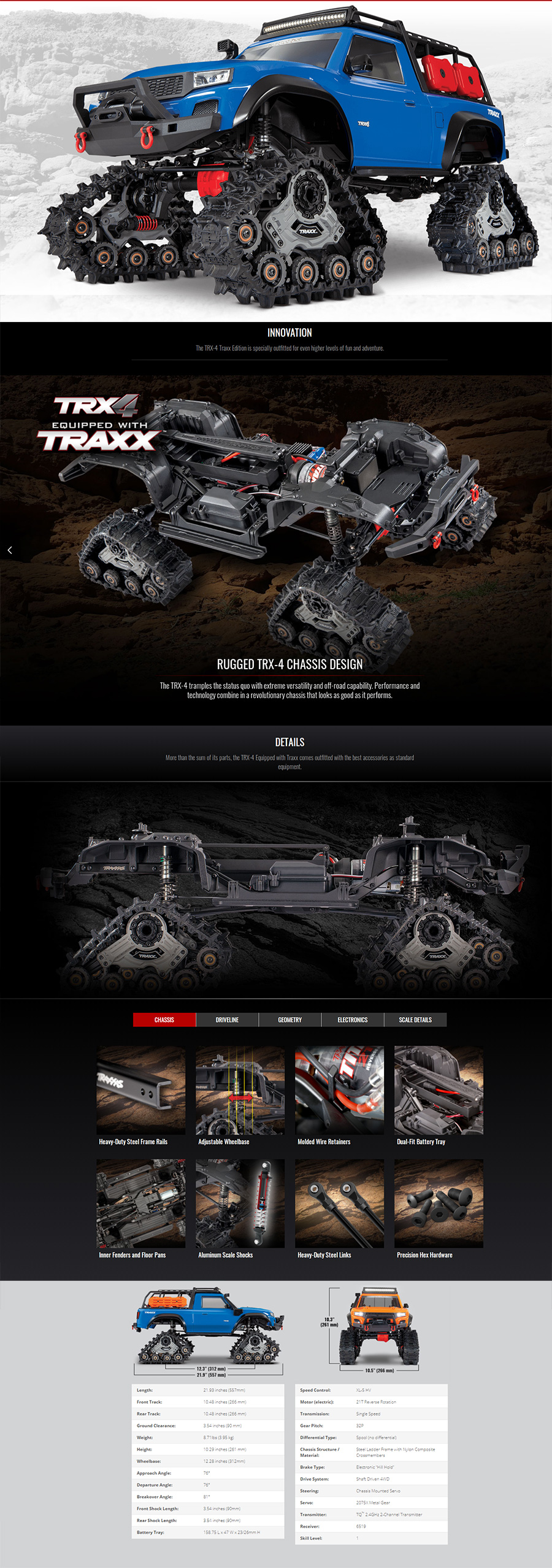 [˾ũ] CB82034-4 [TRAXXAS] TRX-4 Traxx ALL TERRAIN Ʈ - ͸,  ʿ 5