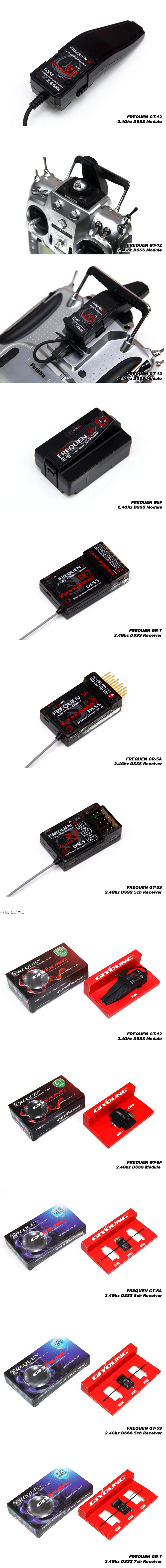 [�˾���ũ] GT-12 [GY] GT-12 (2.4GHz - D.S.S.S Module Set) for Futaba T-12GH/12Z/T14MZ 1
