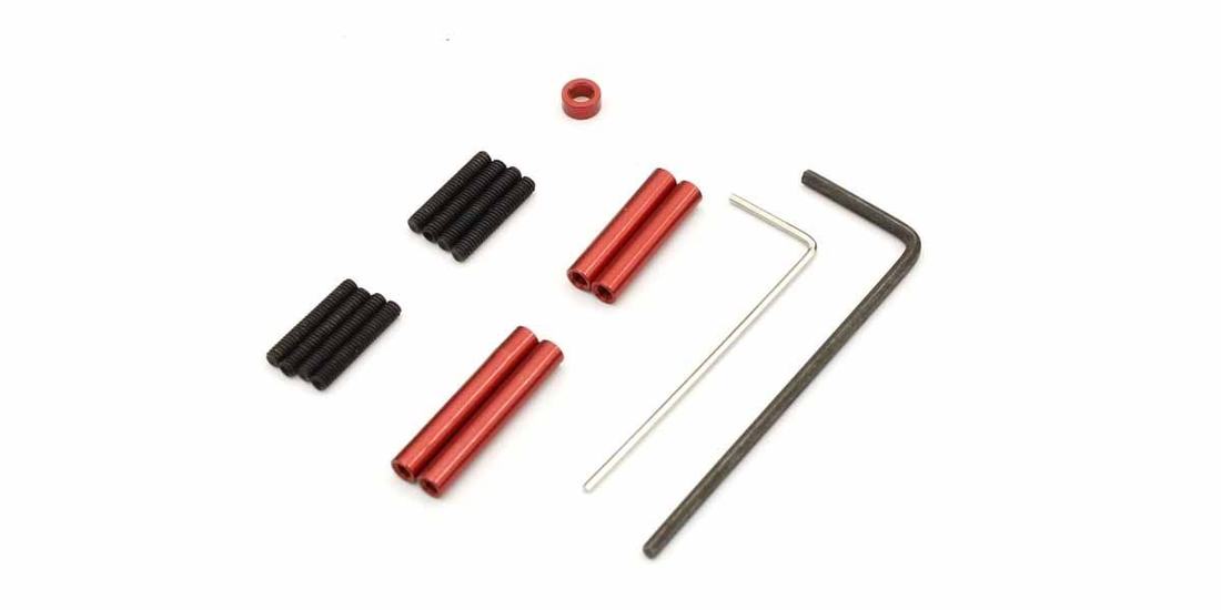 �˾���ũ KYMXW001R [KYOSHO] Aluminum Link Rod Set WB110mm 1
