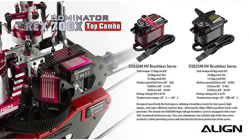 [�˾���ũ] RH70E35XW [ALIGN] T-Rex700X Dominator TOP Combo 12