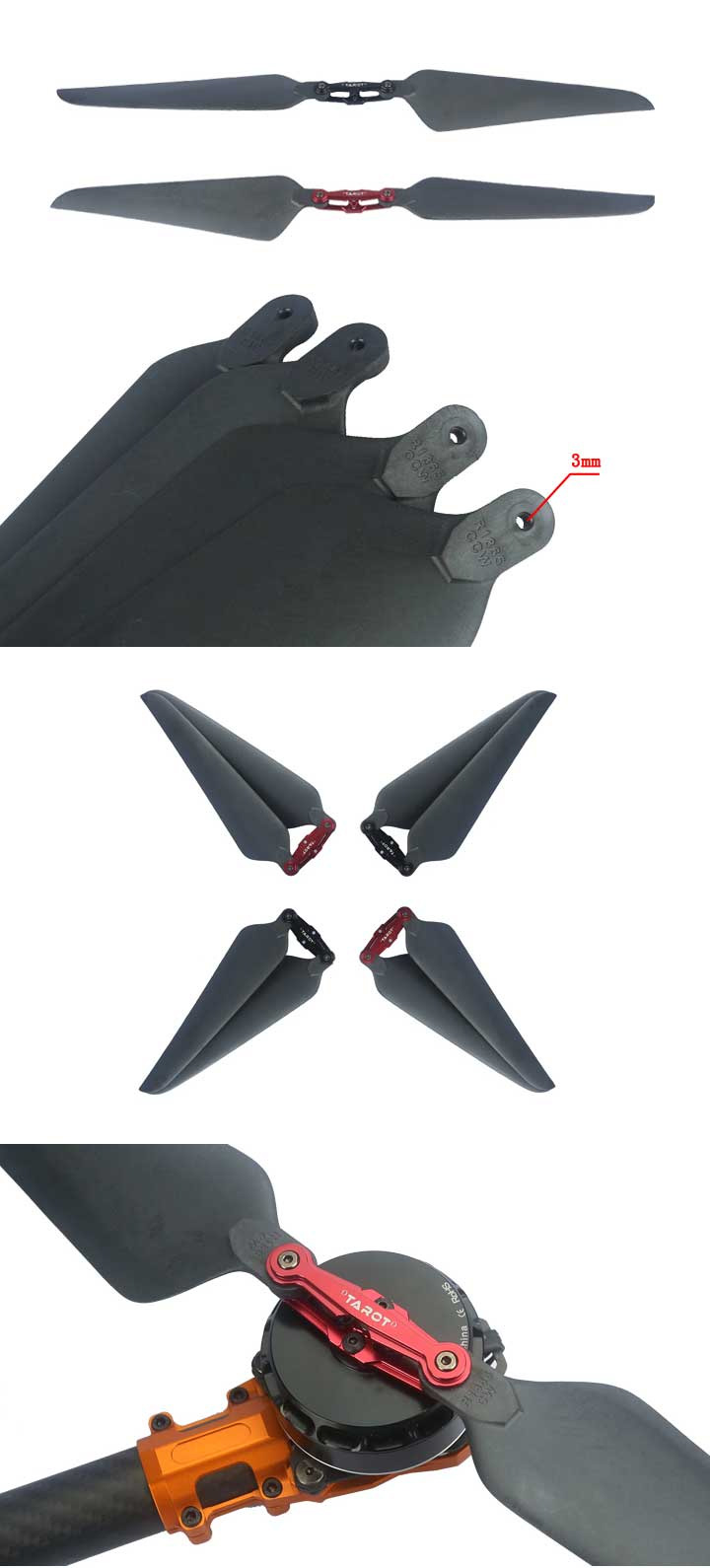 [ܼ] TL4X001P19 [TR] X4 Folding QuadCopter 960mm  Basic Combo