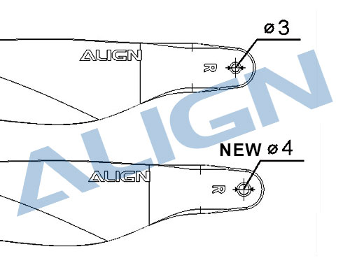 �˾���ũ MD0753AA [ALIGN] M480L 7.5 Inch Main Rotor/Black (Upgrade��) 3
