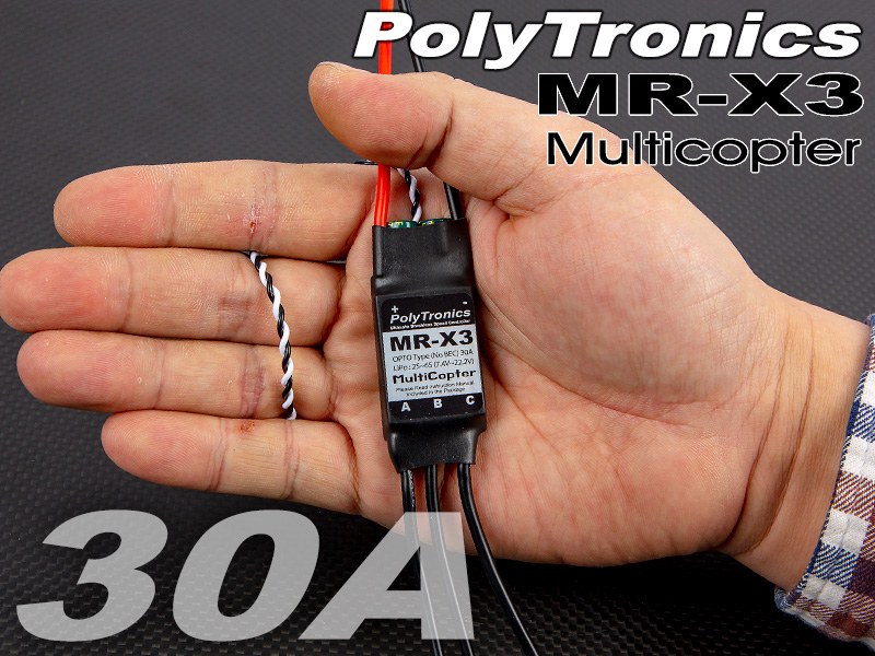 [˾ũ] PT-MR-X3-Wire [PT] MR-X3 ESC for Multicopters (30A/OPTO/Wire/6S) 3