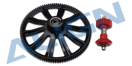 �˾���ũ H70G013XXW [Align] T-Rex700X/760X/800E 105T M1 Helical Autorotation Tail Drive Gear Set 2