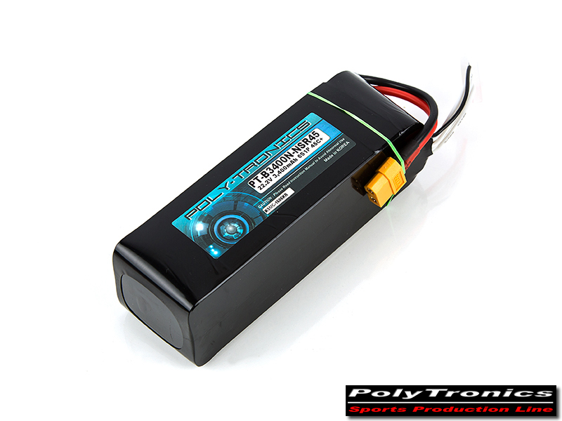 [˾ũ] PT-3400NS-UF45_6 PT-B3400-NSR45 (22.2V, 6S1P, 45C+/JST-XT) Ƭ ͸ - XT60 2