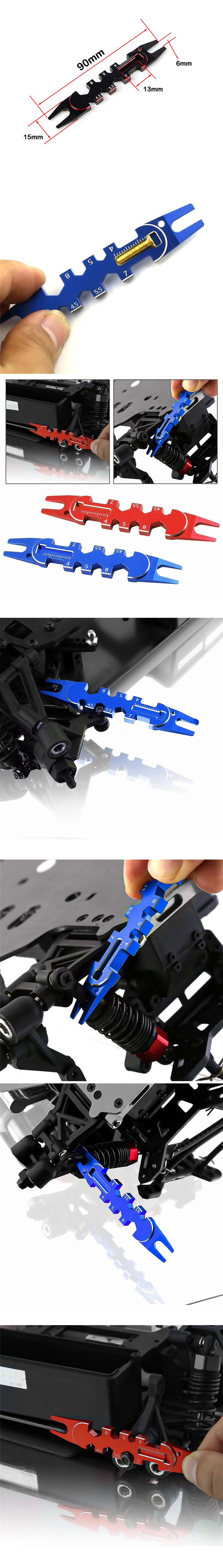 [�˾���ũ] SREA-338R [TR] Multifunction 4/4.5/5/5.5/7/8mm Turn Buckle/End Remover (RED) 2