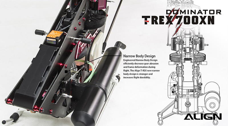 [˾ũ] RH70N11XW [ALIGN] T-Rex700XN Nitro Combo 6