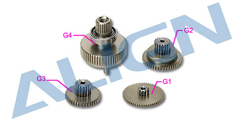 �˾���ũ HSP65502T [Align] DS655 Servo Gear Set 1