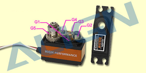 ¾Ë¾¾¹ðÅ© HSP52501T DS525 Servo Gear Set 2