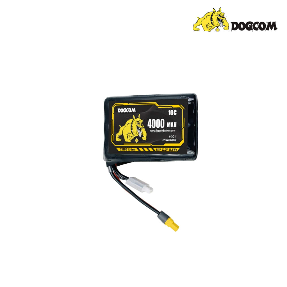 ¾Ë¾¾¹ðÅ© DOGCOM 21700 6¼¿ 22.2V 4000mAh 10C ¸®Æ¬À̿ ¹èÅ͸® - XT60 1