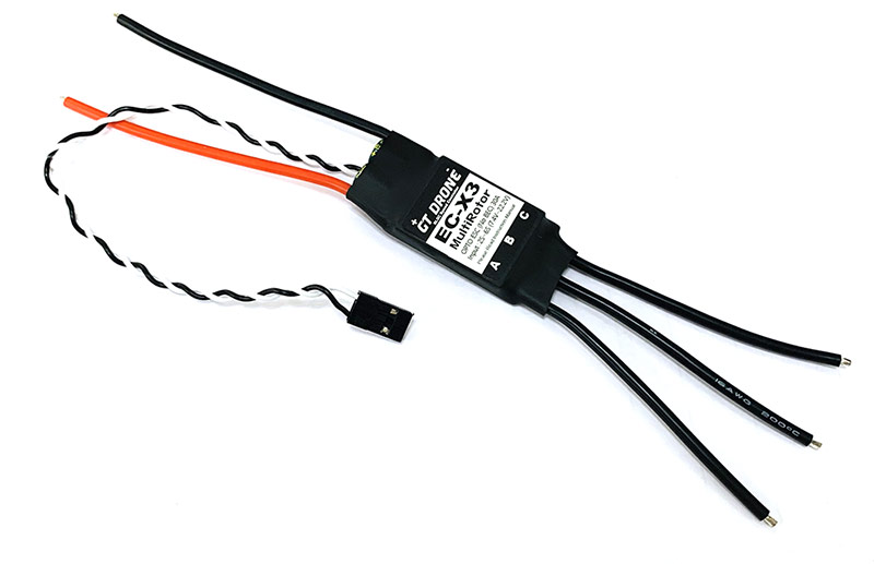 �˾���ũ EC-X3-Wired [GT-Drone] EC-X3 ��Ƽ���� ���ӱ� ESC (30A / OPTO / Wire �輱�� / 6S) 1