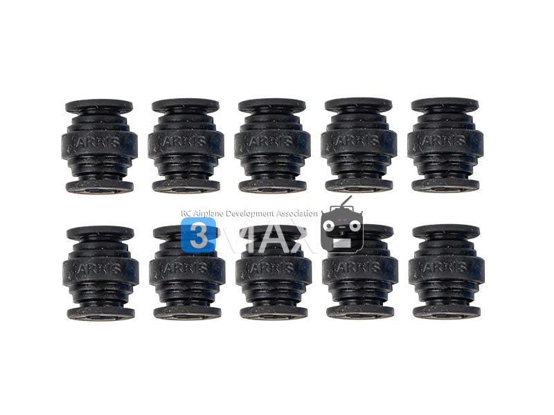 [ܼ] SREA-113BK [ARRIS] Gimbal Damper Rubber(Soft Type/32HA/10pcs/Black)