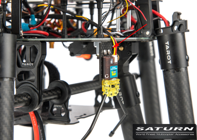 [�˾���ũ] SAT-8X-CVM [SATURN] Vertical LED/RCV Mount for Tarot X-Series 1
