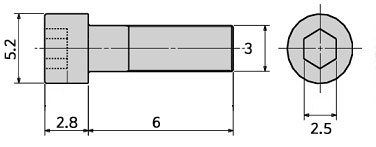 [�˾���ũ]  M3x6mm ���� ��Ʈ (��ó�� �Ϸ�, 10����) 1