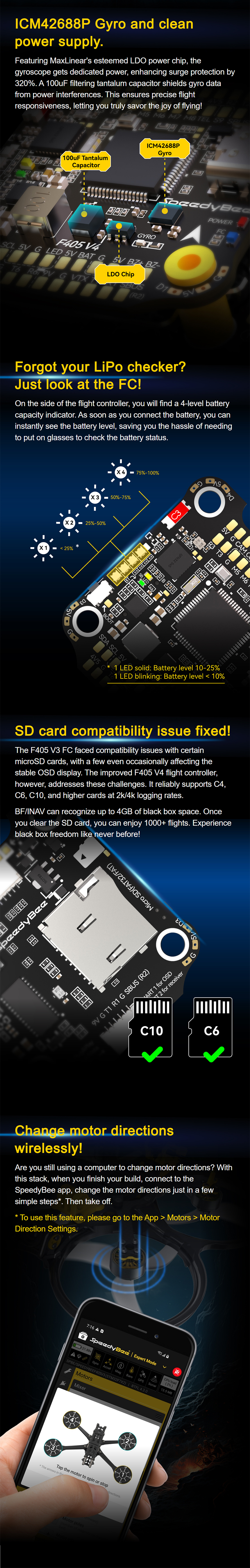 �˾���ũ  [SpeedyBee] F405 V4 BLS 60A ���� (���� ��Ʈ�ѷ� �� ���ӱ� ��ü��) 2