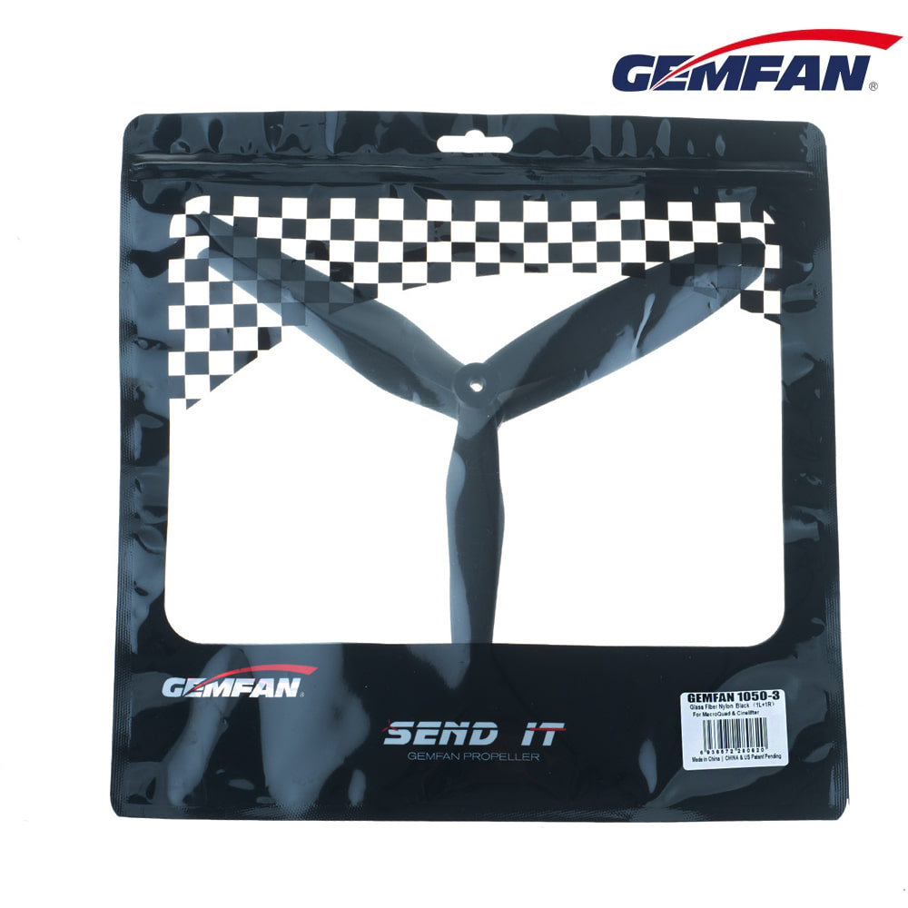 �˾���ũ  Gemfan 1050-3 �ó׸�ƽ, �շ����� �����緯 (����ġ1��, ����ġ1��) 2