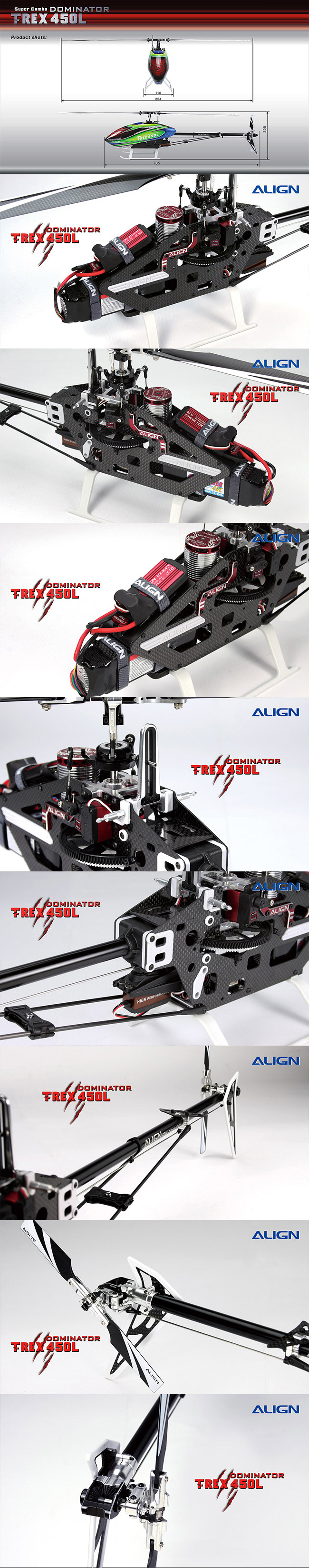 [˾ũ] RH45E23XW [ALIGN] T-Rex450L DOMINATOR Kit (6S Setup) - , ӱ, ̵  ŰƮ 2
