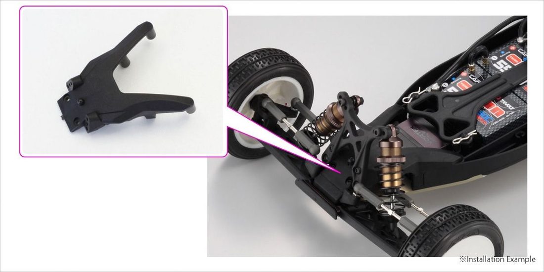 �˾���ũ KYUMW738 [KYOSHO] Carbon Composite Front Upper Plate (RB6) 2