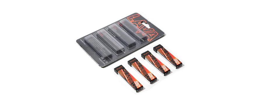 �˾���ũ  [BETAFPV] LAVA 1�� 3.8V 550mAh 75C LiHV ��Ƭ������ ���͸� (4��) 5