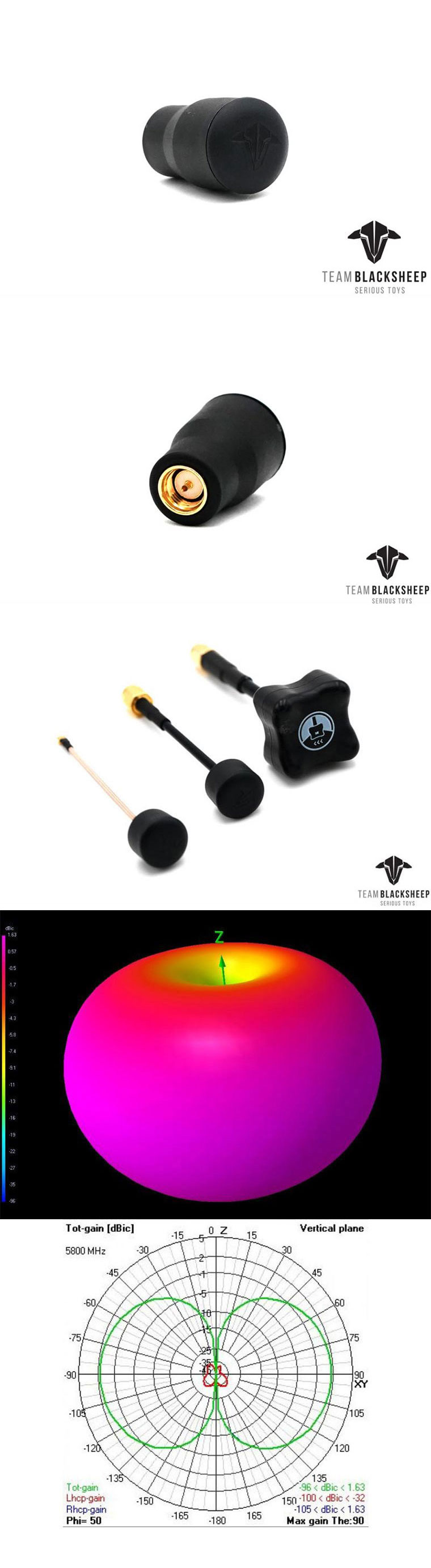 [ܼ] TBS_TP_STB [TBS] Triumph Pro 5.8G Antenna (Stuby SMA Pin)
