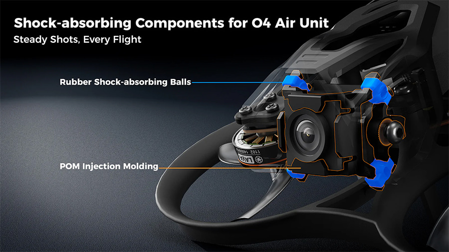 ¾Ë¾¾¹ðÅ© BETAFPV Shock-absorbing Components for O4 Air Unit 1
