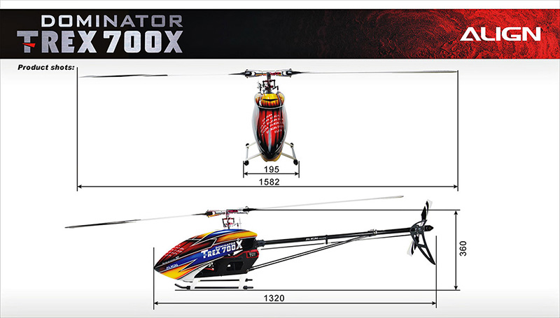 [�˾���ũ] RH70E35XW [ALIGN] T-Rex700X Dominator TOP Combo 3