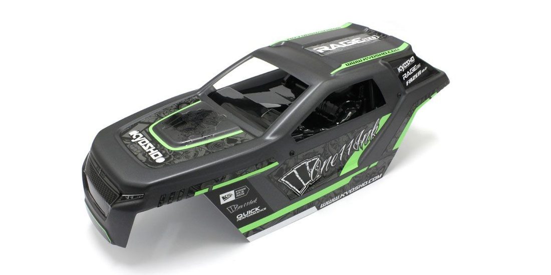 �˾���ũ KYFAB501G [KYOSHO] Body Set (Green/RAGE2.0) 1
