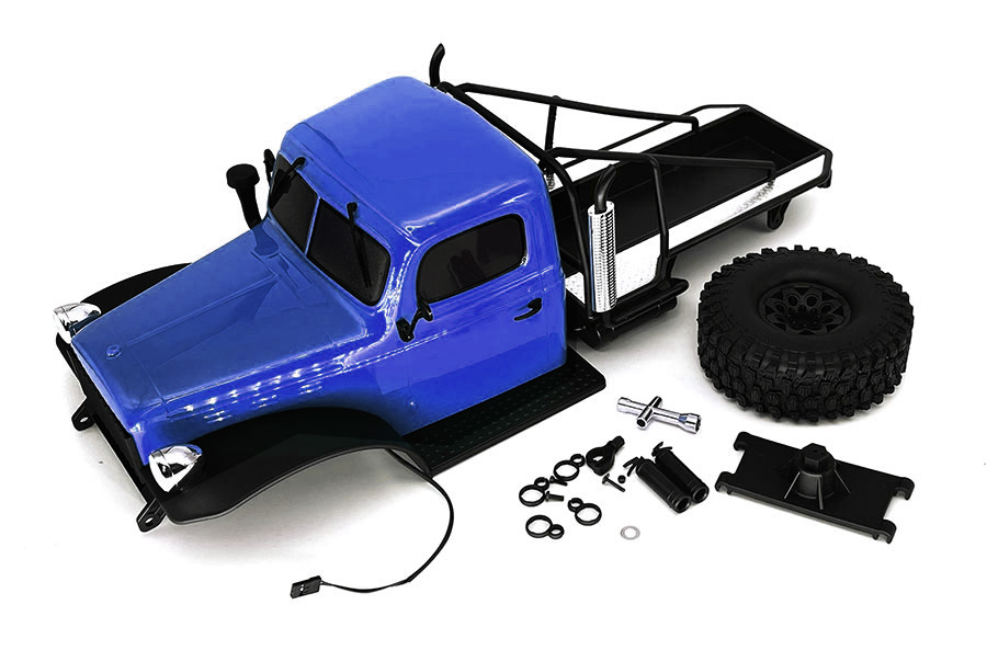 �˾���ũ AT-Bodyset-B [ROC HOBBY] 1:10 Atlas 4x4 �ٵ� ��Ʈ Blue (������ ���̴� ���) 1