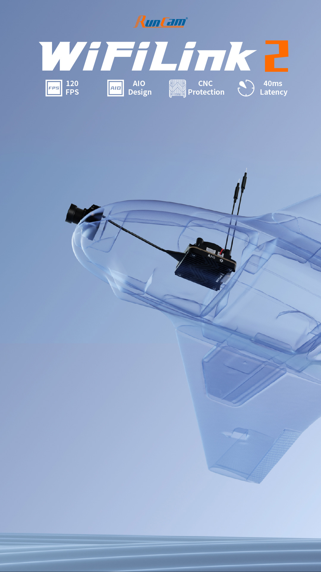 �˾���ũ WIFILINK2-G [RunCam ��ķ] �������̸�ũ V2 ����/������ ����� ���� ���¼ҽ� ������ Full HD ���� �ۼ��� FPV �ý��� - ���Ŵ��� 3
