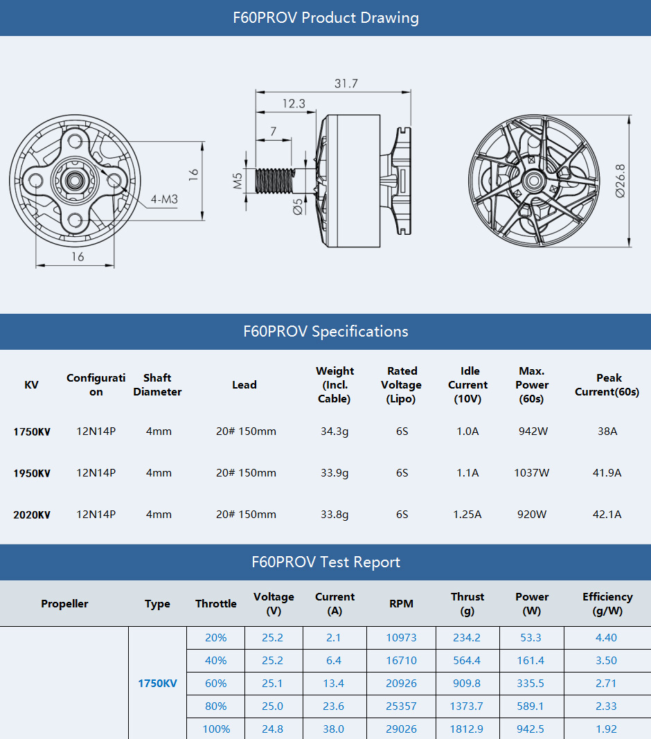 �˾���ũ  [T-MOTOR] F60pro V5 1950KV �귯������ ���� 11