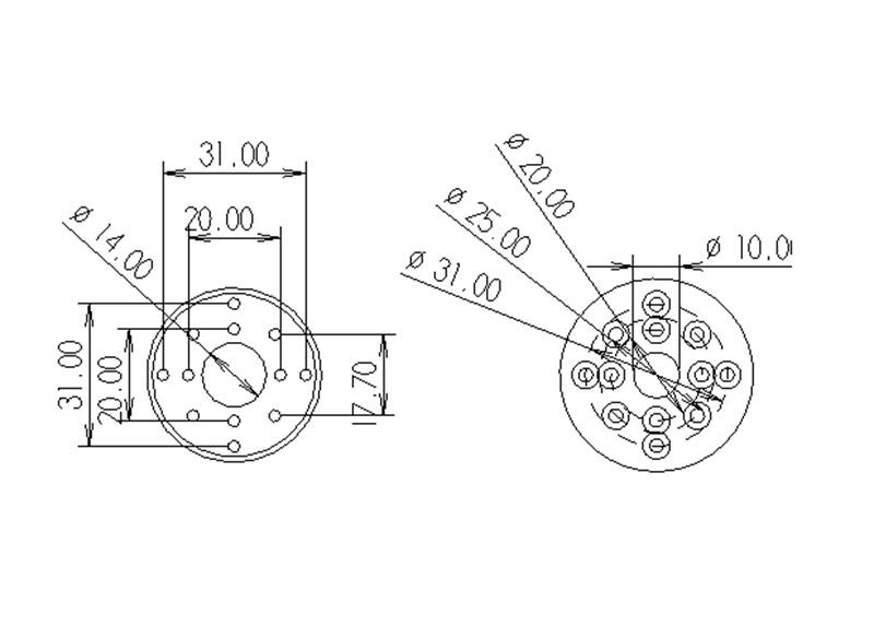 [�˾���ũ] TL82QR2430-04 [TR] ���� ���� ��п� Quick Release Prop Adaptor(24~30in/M04-Hole/CW/CCW) 4
