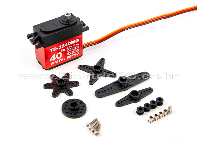 �˾���ũ SREM-162 [TKRC] TD-3240MG Ultra Torque Digital Standard Servo(40kg/7.4V) 1