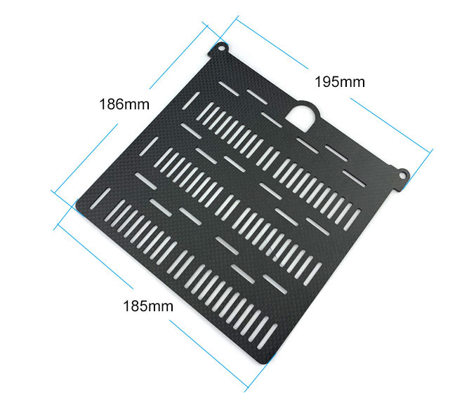 [�˾���ũ] SHR-ZX6-10-BT [SHR] Sliding Type Carbon Battery Tray for X4-10S/X6-10S EDU (Universal Type) 1