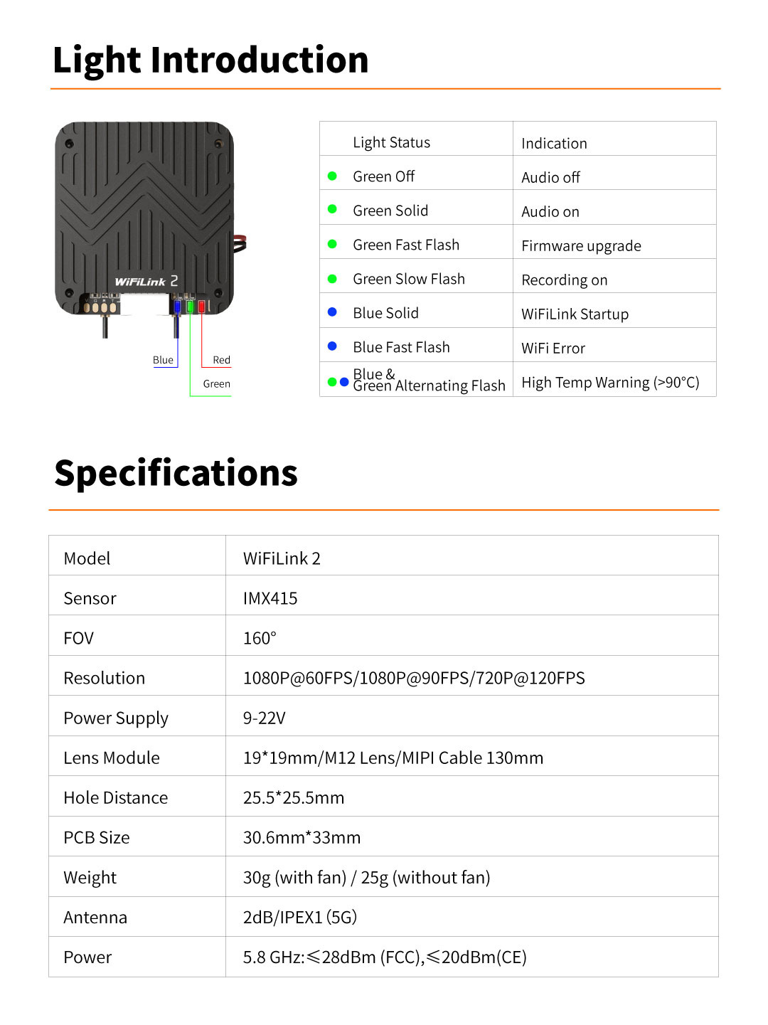 �˾���ũ WIFILINK2-G [RunCam ��ķ] �������̸�ũ V2 ����/������ ����� ���� ���¼ҽ� ������ Full HD ���� �ۼ��� FPV �ý��� - ���Ŵ��� 11