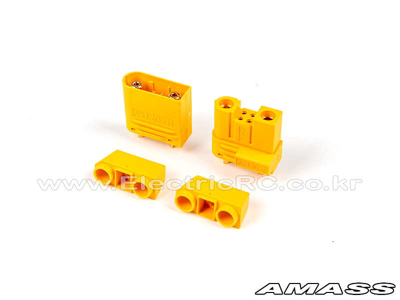 �˾���ũ AM-AS120-P [AMASS] AS120 Anti-Spark Connector(Battery/PDB Side/Pair) 1