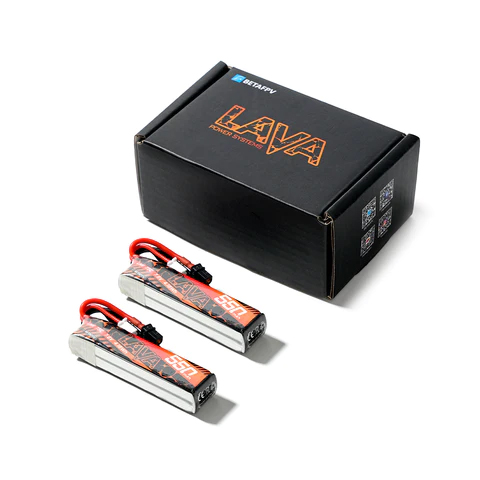 �˾���ũ 01030015_6 [BETAFPV] LAVA 4�� 15.2V 550mAh 75C LiHV ���̺������� ��Ƭ������ ���͸� (2��) - XT30 5
