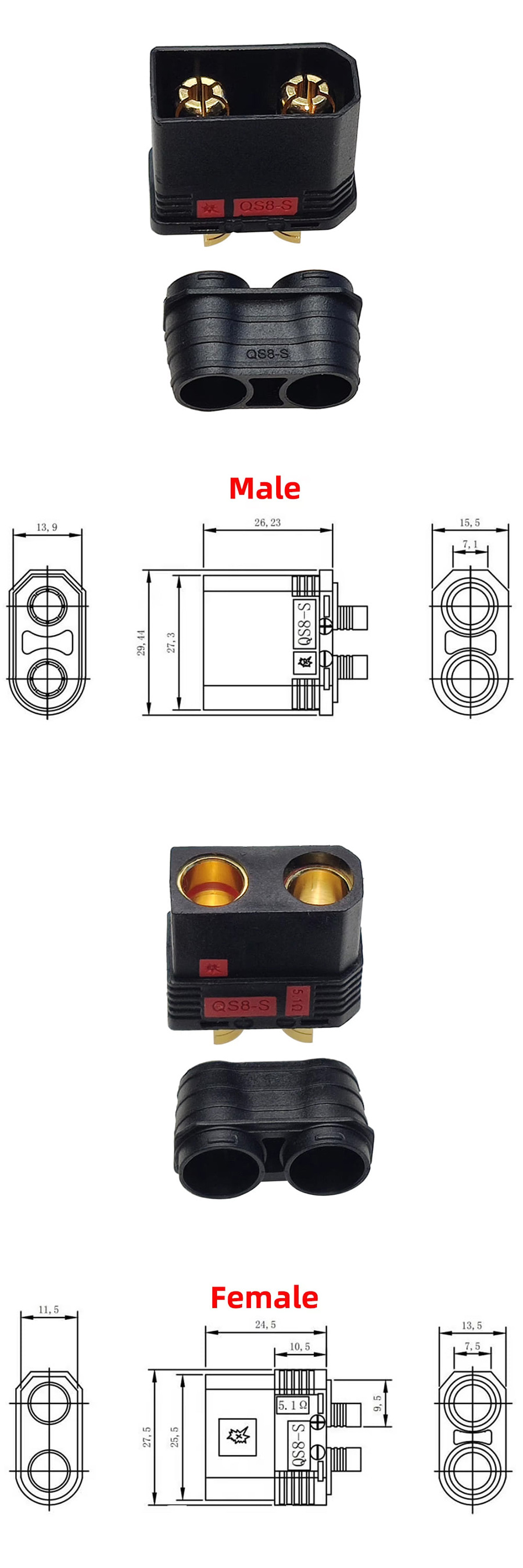 �˾���ũ QS8-S-Black [QIUSHANG] QS8-S ��� ��Ƽ ��Ƽ ����ũ 8mm ���͸� Ŀ���� (�ϼ� 1��, ���� ����) 3