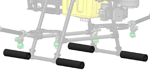 �˾���ũ M616043XXT [ALIGN] M6T22 Landing Skid Foam 2