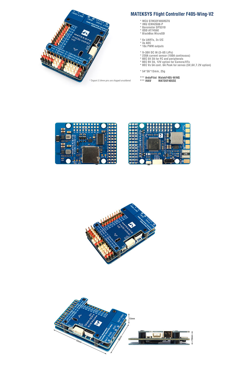 ¾Ë¾¾¹ðÅ© ¸¶ÅØ F405-WING V2 ÇöóÀÌÆ® ÄÁÆ®·Ñ·¯ 1