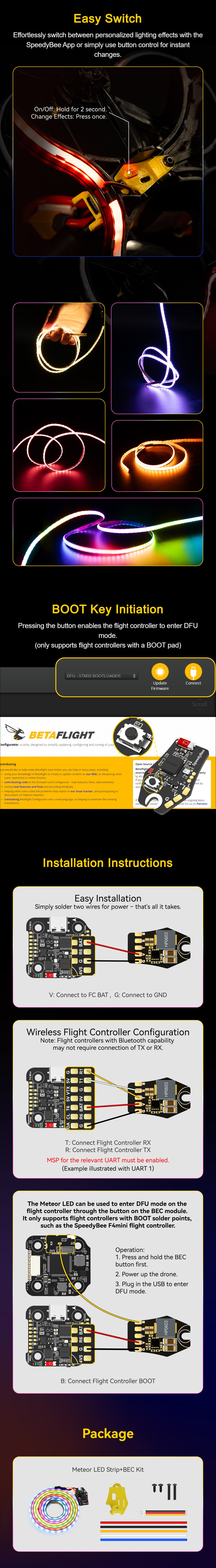 [�˾���ũ]  SpeedyBee Bee35 Meteor LED 2