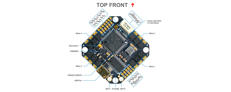 �˾���ũ  [BETAFPV] F722 35A AIO V2 ���� 5