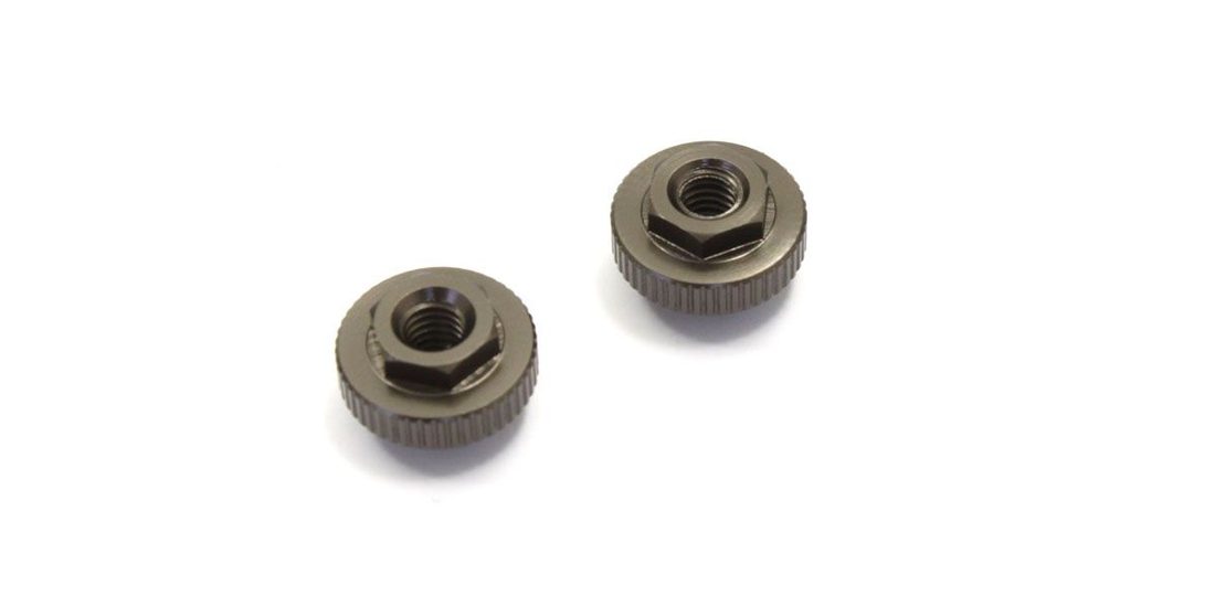 �˾���ũ KYLAW41-01GM [KYOSHO] Battery Post Adjust Nut (Gunmetal/2pcs) 1
