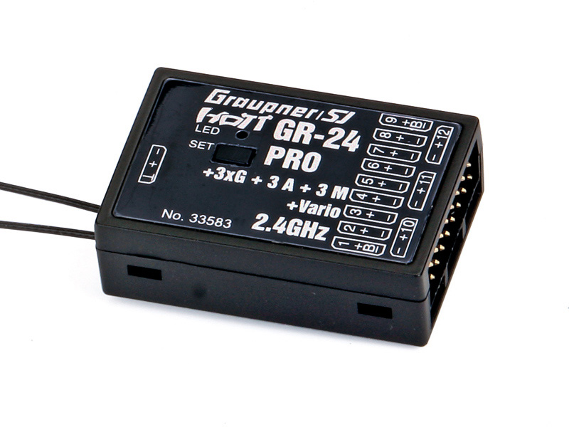 [�˾���ũ] SJ-33583 [Graupner/SJ] GR-24 PRO 3XG+3A+3M+VARIO (12ch/�����, ���� ���̷� ���� ���ű�) 1